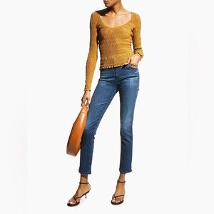 AG Adriano Goldschmied Mari High Rise Straight Jeans